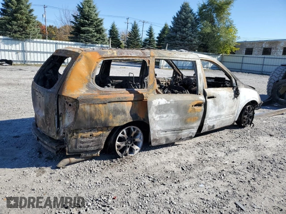 2014 Kia Sedona EX with VIN KNDMH4C71E6544358, listed as a Copart auction lot 77461344 with Not Provided miles and Non Repairable. Bid and sale history available at carsss.com. Image 3.