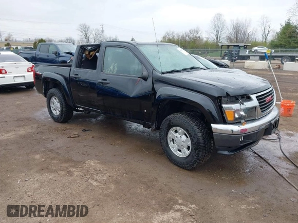 2006 GMC Canyon SLE1 with VIN 1GTDT136168209899, listed as a IAAI auction lot 42003200 with 120,285 mi miles. Bid and sale history available at carsss.com. Image 1.