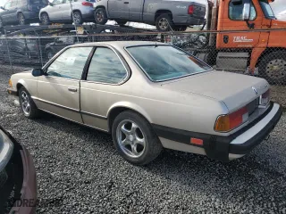 1986 BMW 6 Series 635CSi with VIN WBAEC8409G0613604, listed as a Copart auction lot 85919534 with 176,988 mi miles and Salvage Title. Bid and sale history available at carsss.com. Image 2.
