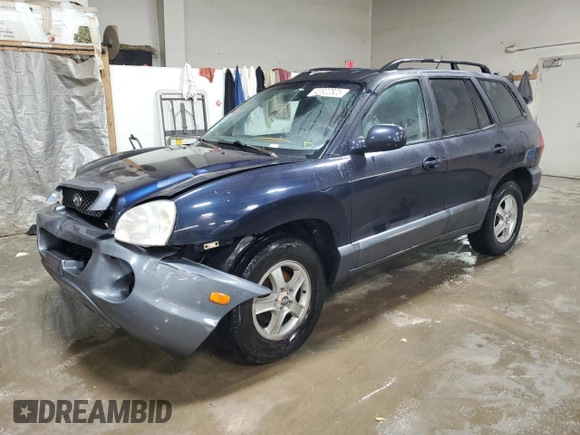 2004 Hyundai Santa Fe with VIN KM8SB12B84U832879, listed as a Copart auction lot 43622825 with 194,945 mi miles and Salvage Title. Bid and sale history available at carsss.com. Image 1.