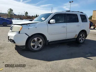 2012 Honda Pilot EX-L with VIN 5FNYF4H67CB029972, listed as a Copart auction lot 45150375 with 212,534 mi miles and Salvage Title. Bid and sale history available at DreamBid. Image 1.