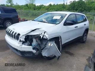 2016 Jeep Cherokee Altitude with VIN 1C4PJLAB4GW290666, listed as a IAAI auction lot 42052140 with 77,116 mi miles. Bid and sale history available at carsss.com. Image 2.