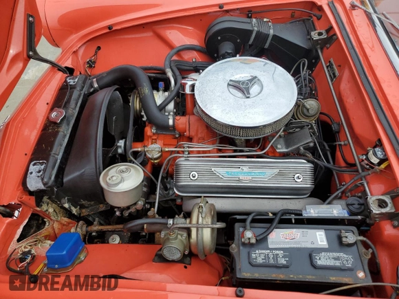 1956 Ford Thunderbird with VIN P6GH329799, listed as a Copart auction lot 74238794 with 75,811 mi miles and Salvage Title. Bid and sale history available at DreamBid. Image 11.