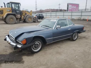 1983 Mercedes-Benz 380 with VIN WDBBA45A8DB028409, listed as a Copart auction lot 82230614 with 170,822 mi miles and Salvage Title. Bid and sale history available at carsss.com. Image 1.