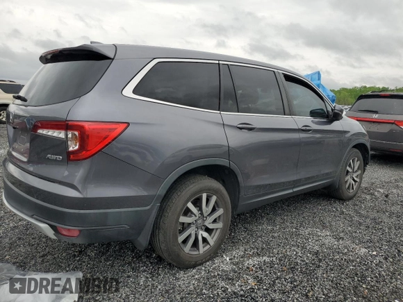 2020 Honda Pilot EX z VIN 5FNYF6H34LB068990, wystawiony jako Copart lot #51926445 z przebiegiem 43 918 mil mil oraz Szkoda całkowita • Salvage title. Historia ofert i sprzedaży dostępna na DreamBid. Obrazek 3.