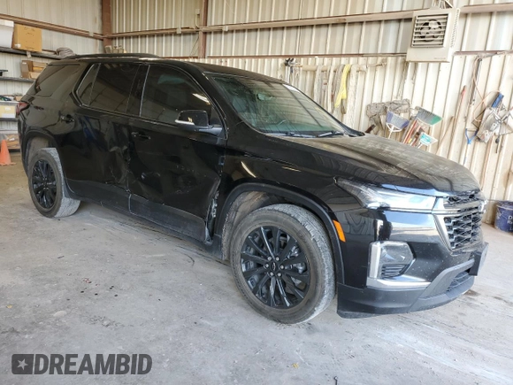 2023 Chevrolet Traverse RS with VIN 1GNERJKW8PJ127965, listed as a Copart auction lot 50863395 with 54,073 mi miles and Salvage Title. Bid and sale history available at carsss.com. Image 4.