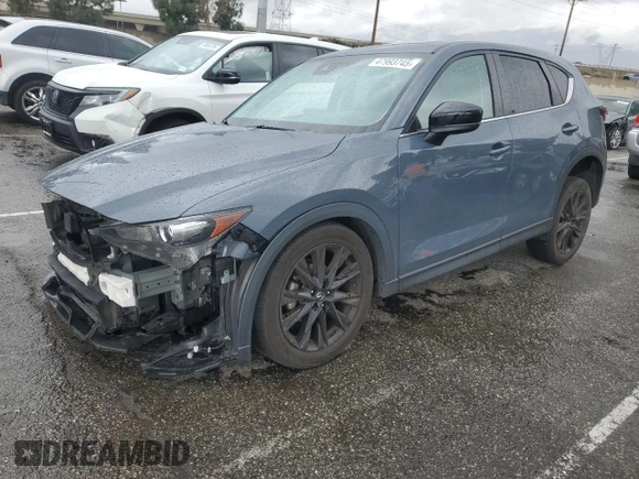 2021 Mazda CX-5 Touring with VIN JM3KFACM3M0420425, listed as a Copart auction lot 47993745 with 56,184 mi miles and Salvage Title. Bid and sale history available at carsss.com. Image 1.