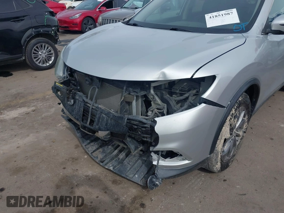 2016 Nissan Rogue SL with VIN 5N1AT2MV3GC762496, listed as a IAAI auction lot 41851987 with 90,623 mi miles and . Bid and sale history available at DreamBid. Image 6.