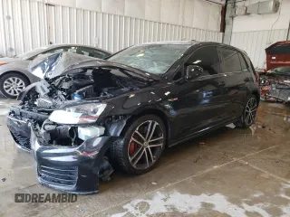 2017 Volkswagen Golf GTI Autobahn with VIN 3VW547AU9HM064208, listed as a Copart auction lot 71056754 with 65,035 mi miles and Salvage Title. Bid and sale history available at carsss.com. Image 1.