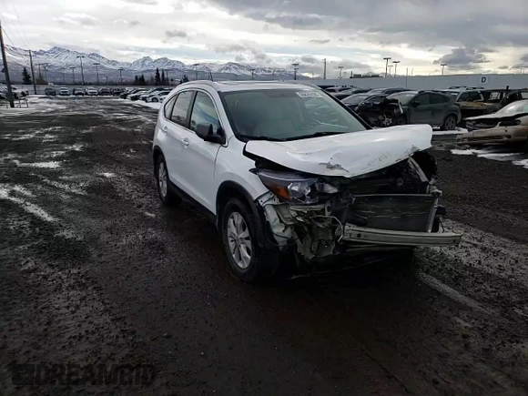 2012 Honda CR-V EX-L with VIN 5J6RM4H72CL014449, listed as a Copart auction lot 50436235 with 161,024 mi miles and Salvage Title. Bid and sale history available at DreamBid. Image 12.