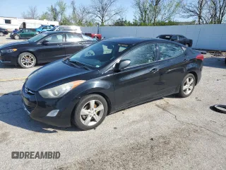 2013 Hyundai Elantra Limited with VIN KMHDH4AE9DU009849, listed as a Copart auction lot 52006695 with 103,673 mi miles and Salvage Title. Bid and sale history available at carsss.com. Image 1.