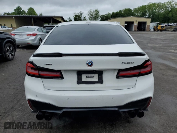 2019 BMW 5 Series 540i xDrive with VIN WBAJE7C58KWW37088, listed as a Copart auction lot 57759905 with 64,621 mi miles and Salvage title. Bid and sale history available at DreamBid. Image 6.
