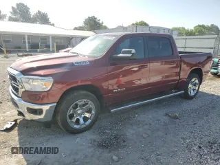 2022 Ram 1500 Big Horn with VIN 1C6SRFFT6NN381504, listed as a Copart auction lot 56403735 with 30,043 mi miles and Salvage title. Bid and sale history available at DreamBid. Image 1.