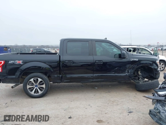 2020 Ford F-150 XL with VIN 1FTEW1CP7LKD07631, listed as a IAAI auction lot 41711165 with 101,608 mi miles. Bid and sale history available at carsss.com. Image 13.
