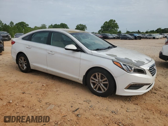 2015 Hyundai Sonata SE with VIN 5NPE24AF4FH224961, listed as a Copart auction lot 54130185 with 113,615 mi miles and Salvage Title. Bid and sale history available at DreamBid. Image 4.