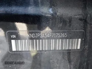 2015 Kia Soul + with VIN KNDJP3A54F7175265, listed as a IAAI auction lot 41938782 with 1 mi miles. Bid and sale history available at carsss.com. Image 9.