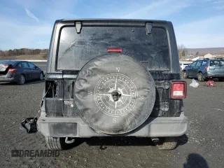 2019 Jeep Wrangler Unlimited Sport with VIN 1C4HJXDG2KW566080, listed as a Copart auction lot 44559215 with 84,646 mi miles and Salvage title. Bid and sale history available at DreamBid. Image 6.