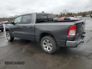2019 Ram 1500 Big Horn/Lone Star with VIN 1C6SRFFT9KN644239, listed as a Copart auction lot 51604025 with 72,375 mi miles and Salvage Title. Bid and sale history available at carsss.com. Image 2.