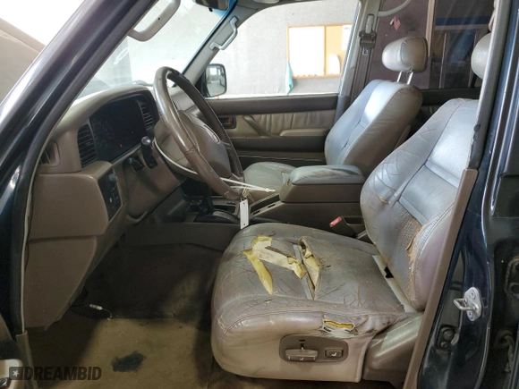1996 Toyota Land Cruiser with VIN JT3HJ85J7T0122508, listed as a Copart auction lot 75795264 with 256,800 mi miles and Salvage Title. Bid and sale history available at carsss.com. Image 7.