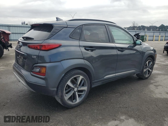 2019 Hyundai Kona Limited with VIN KM8K33A56KU350185, listed as a Copart auction lot 85416454 with 71,067 mi miles and Salvage Title. Bid and sale history available at carsss.com. Image 3.