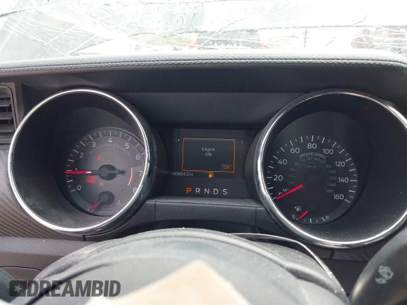 2015 Ford Mustang V6 with VIN 1FA6P8AM6F5305588, listed as a IAAI auction lot 42106438 with 100,864 mi miles and . Bid and sale history available at carsss.com. Image 7.