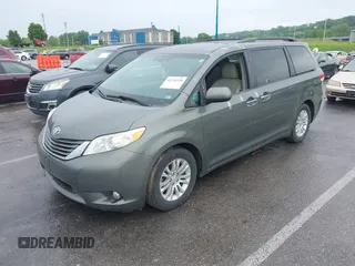 2011 Toyota Sienna XLE AAS with VIN 5TDYK3DC7BS041020, listed as a IAAI auction lot 42218328 with Not Provided miles and . Bid and sale history available at DreamBid. Image 2.