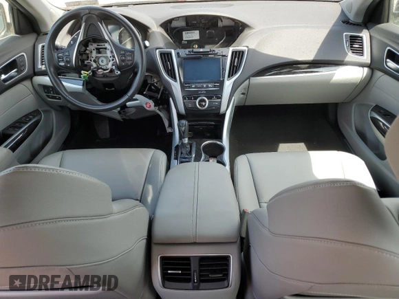 2019 Acura TLX with VIN 19UUB1F33KA004822, listed as a Copart auction lot 53990815 with Not provided miles and Salvage title. Bid and sale history available at DreamBid. Image 8.