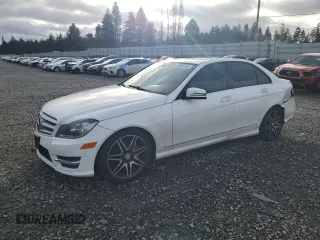 2013 Mercedes-Benz C-Class C 350 Sport with VIN WDDGF5HBXDR270246, listed as a Copart auction lot 88063595 with 137,048 mi miles and Salvage Title. Bid and sale history available at carsss.com. Image 1.