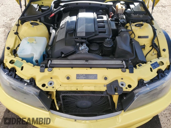 2000 BMW Z3 2.8 with VIN 4USCH3343YLF43629, listed as a Copart auction lot 88303095 with 44,020 mi miles and Salvage title. Bid and sale history available at DreamBid. Image 11.
