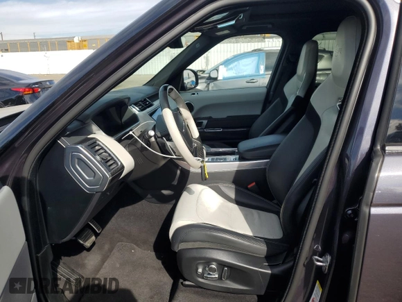 2022 Land Rover Range Rover Sport SVR with VIN SALWZ2RE0NA238645, listed as a Copart auction lot 77895924 with 8,137 mi miles and Salvage Title. Bid and sale history available at DreamBid. Image 7.