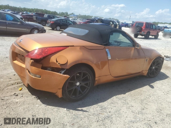 2006 Nissan 350Z Touring with VIN JN1AZ36A76M455928, listed as a Copart auction lot 51099565 with 0 mi miles and Salvage Title. Bid and sale history available at carsss.com. Image 3.