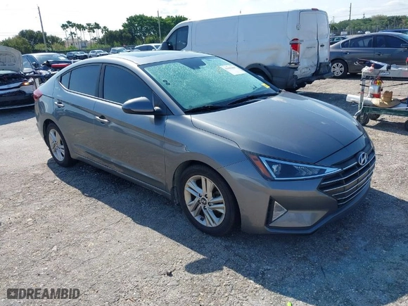 2019 Hyundai Elantra SEL with VIN 5NPD84LF1KH474787, listed as a IAAI auction lot 41969488 with 53,305 mi miles. Bid and sale history available at carsss.com. Image 1.