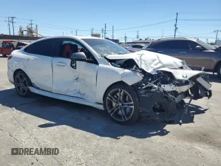2020 BMW 2 Series M235i xDrive with VIN WBA13AL02L7F86225, listed as a Copart auction lot 68057514 with 38,081 mi miles and Salvage Title. Bid and sale history available at carsss.com. Image 4.