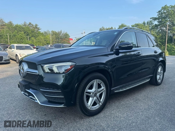 2020 Mercedes-Benz GLE 350 with VIN 4JGFB4KB7LA110886, listed as a IAAI auction lot 42451606 with 83,289 mi miles and . Bid and sale history available at DreamBid. Image 2.