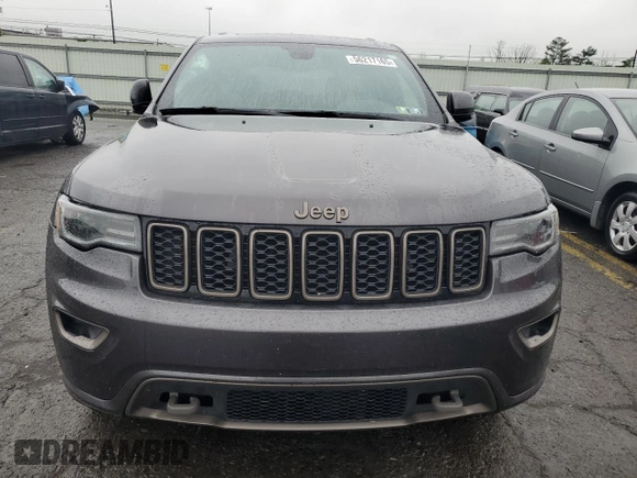 2016 Jeep Grand Cherokee Limited 75th Anniversary with VIN 1C4RJFBGXGC482082, listed as a Copart auction lot 56217165 with 80,787 mi miles and Salvage Title. Bid and sale history available at DreamBid. Image 5.