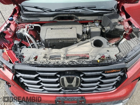 2025 Honda Pilot TrailSport with VIN 5FNYG1H63SB094649, listed as a Copart auction lot 51657125 with 554 mi miles and Salvage Title. Bid and sale history available at carsss.com. Image 12.