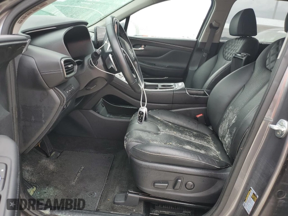2022 Hyundai Santa Fe Hybrid SEL Premium with VIN KM8S3DA13NU053415, listed as a Copart auction lot 74149704 with 0 mi miles and Non Repairable. Bid and sale history available at carsss.com. Image 7.