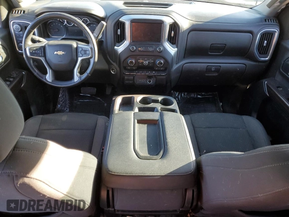 2021 Chevrolet Silverado 1500 LT with VIN 3GCUYDED8MG215527, listed as a Copart auction lot 41789785 with 118,220 mi miles and Salvage Title. Bid and sale history available at DreamBid. Image 8.