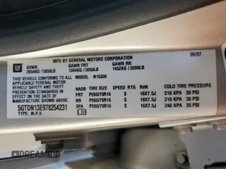 2007 Hummer H3 SUV with VIN 5GTDN13E978254231, listed as a Copart auction lot 84193954 with 129,926 mi miles and Salvage Title. Bid and sale history available at carsss.com. Image 13.