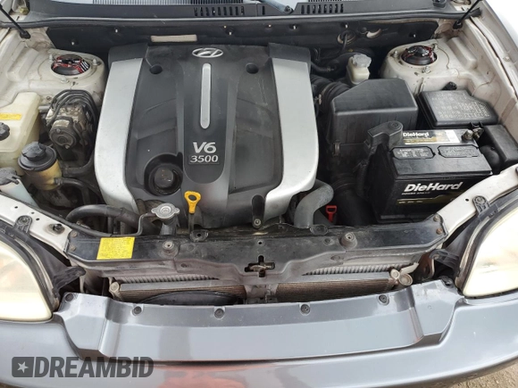 2004 Hyundai Santa Fe GLS with VIN KM8SC13E34U701350, listed as a Copart auction lot 58671145 with 192,274 mi miles and Salvage title. Bid and sale history available at DreamBid. Image 12.