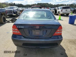 2003 Mercedes-Benz C 240 with VIN WDBRF61JX3A513527, listed as a Copart auction lot 49860405 with 95,524 mi miles and Salvage title. Bid and sale history available at DreamBid. Image 6.