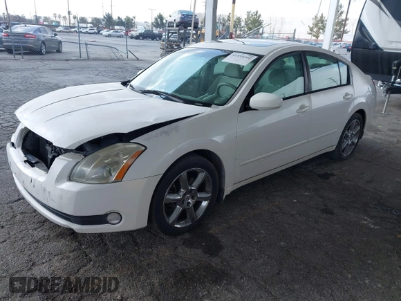 2005 Nissan Maxima 3.5 SL with VIN 1N4BA41E45C859174, listed as a IAAI auction lot 41454102 with 196,770 mi miles. Bid and sale history available at carsss.com. Image 2.