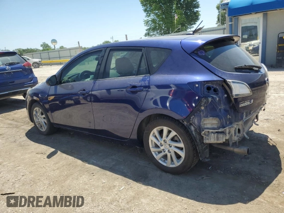 2012 Mazda 3 i Grand Touring z VIN JM1BL1M77C1659124, wystawiony jako Copart lot #56943355 z przebiegiem 105 465 mil mil oraz Szkoda całkowita • Salvage title. Historia ofert i sprzedaży dostępna na DreamBid. Obrazek 2.