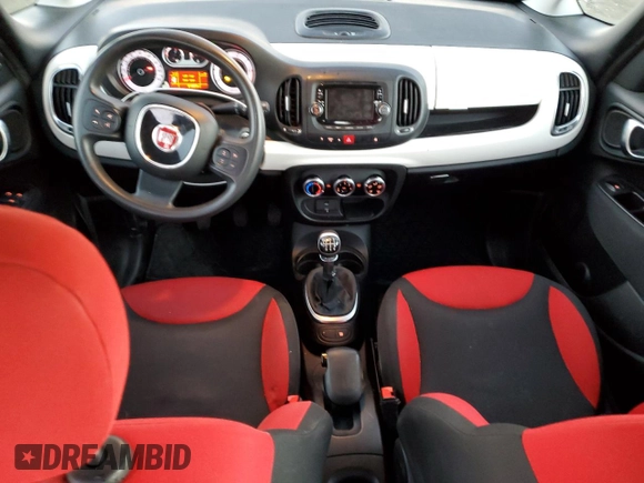 2014 FIAT 500L Pop with VIN ZFBCFAAH5EZ010325, listed as a Copart auction lot 89113515 with 61,869 mi miles and Salvage title. Bid and sale history available at DreamBid. Image 8.