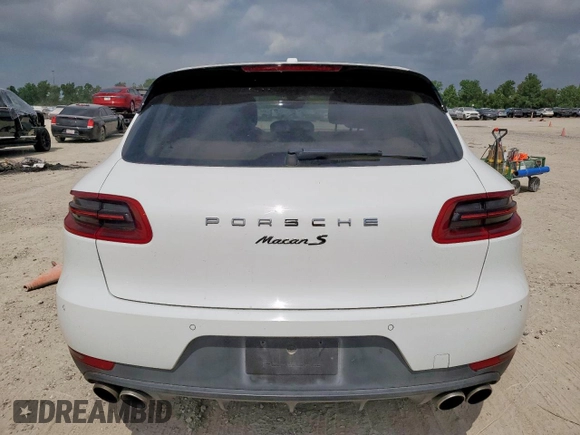 2015 Porsche Macan S z VIN WP1AB2A58FLB50612, wystawiony jako Copart lot #58099535 z przebiegiem 93 425 mil mil oraz Czysty tytuł • Clean title. Historia ofert i sprzedaży dostępna na DreamBid. Obrazek 6.