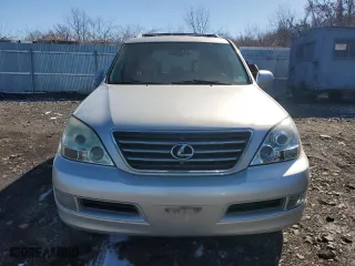 2005 Lexus GX 470 with VIN JTJBT20X450081856, listed as a Copart auction lot 46337545 with 382,956 mi miles and Clean Title. Bid and sale history available at carsss.com. Image 5.