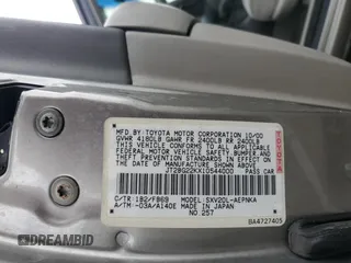 2001 Toyota Camry CE with VIN JT2BG22KX10544000, listed as a Copart auction lot 54429005 with 88,832 mi miles and Clean Title. Bid and sale history available at carsss.com. Image 12.