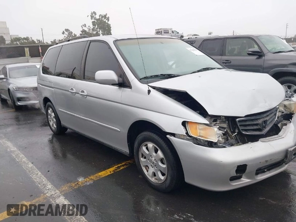 2003 Honda Odyssey EX with VIN 5FNRL18603B149365, listed as a IAAI auction lot 41108540 with 226,087 mi miles. Bid and sale history available at carsss.com. Image 1.