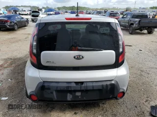 2016 Kia Soul with VIN KNDJN2A29G7837851, listed as a Copart auction lot 51453295 with 0 mi miles and Salvage Title. Bid and sale history available at carsss.com. Image 6.