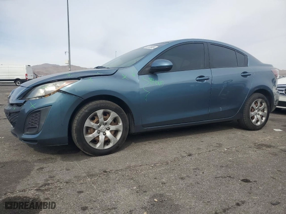 2010 Mazda Mazda3 i Sport with VIN JM1BL1SF2A1241285, listed as a Copart auction lot 43478985 with 136,183 mi miles and Salvage Title. Bid and sale history available at carsss.com. Image 1.